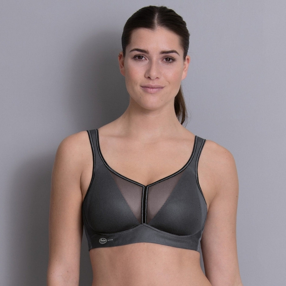 Anita Sports Bra With Padded Cups Anthracite